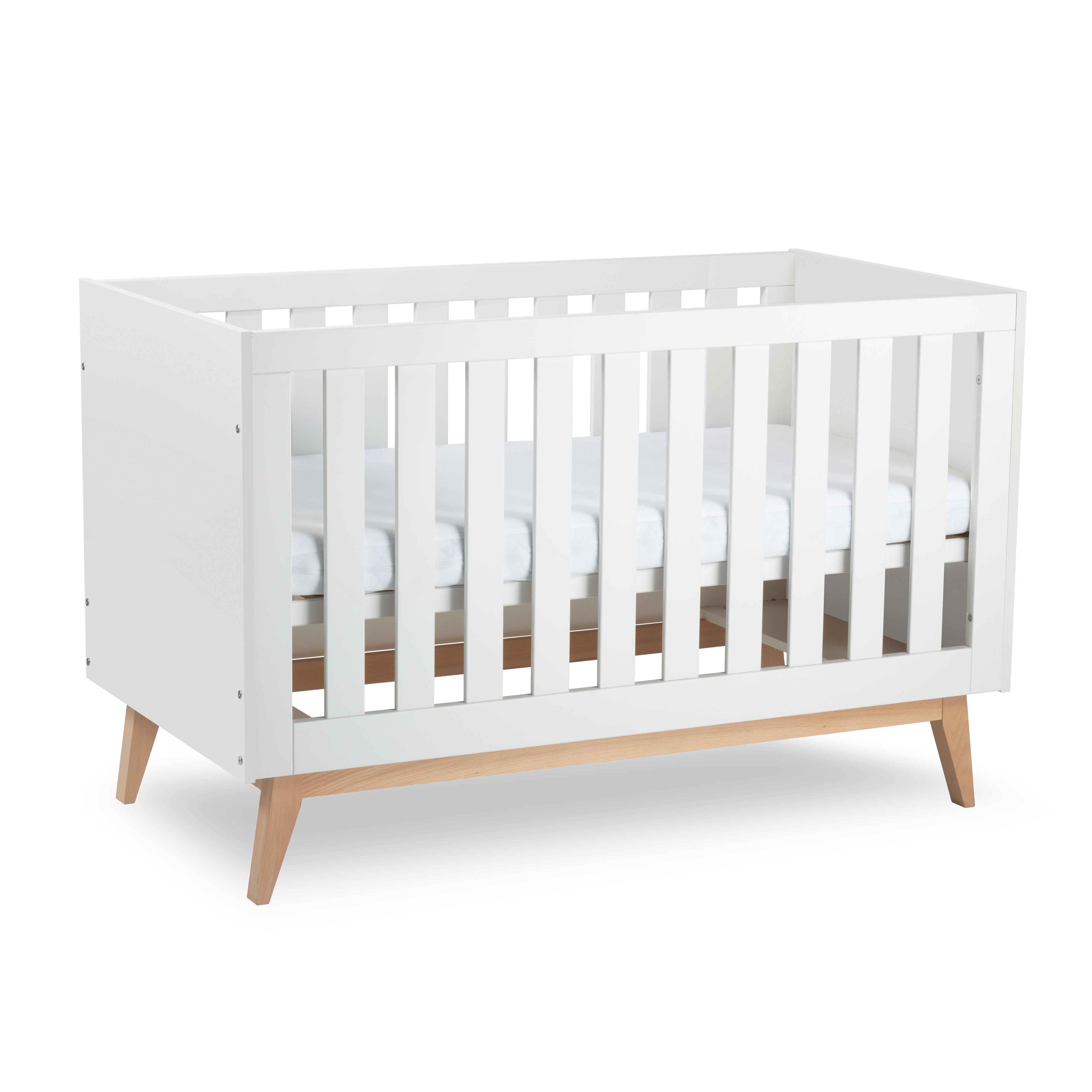 Parnell Baby Boutique Furniture Nursery White Tommi Cot