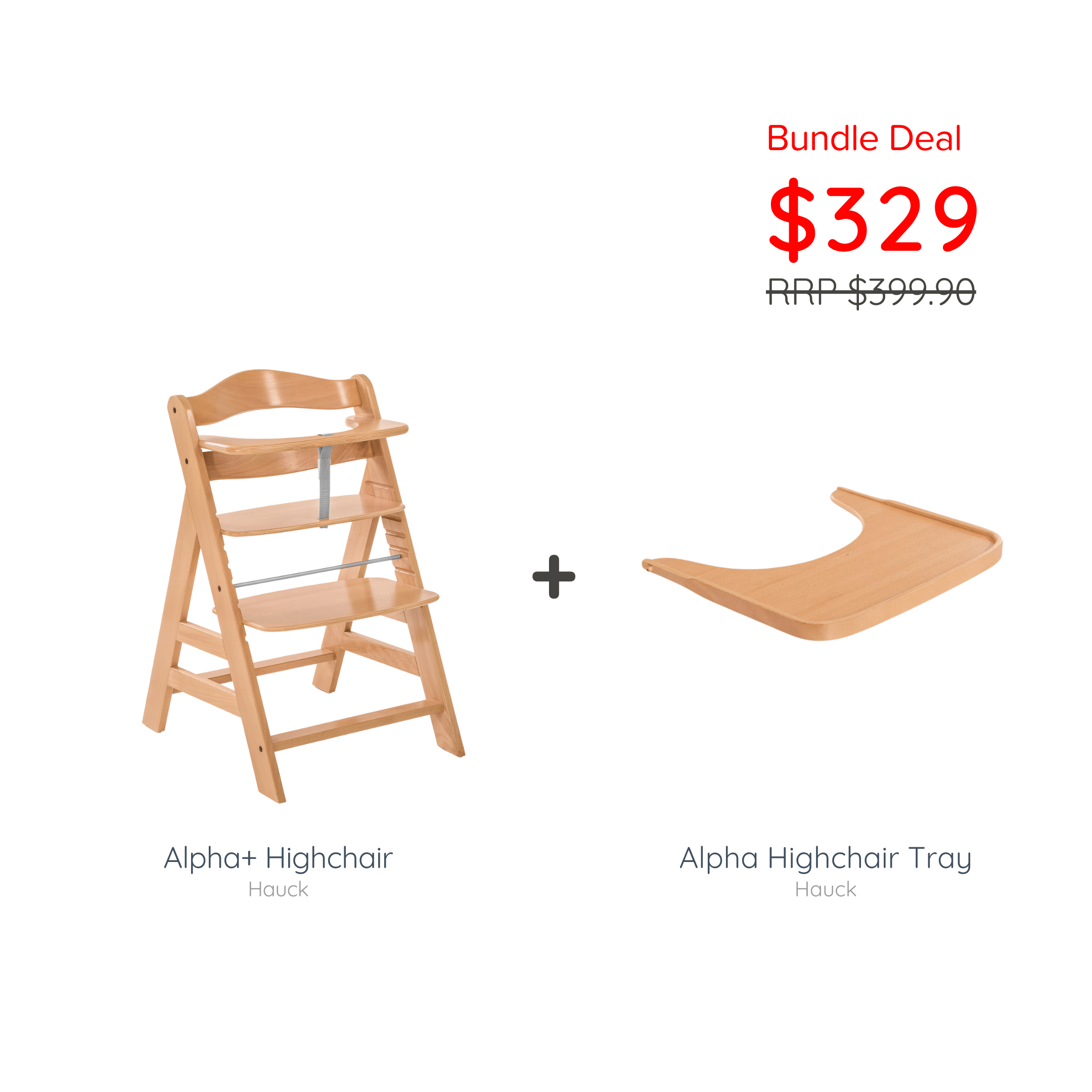 Parnell Baby Boutique Hauck Alpha+ Highchair & Tray