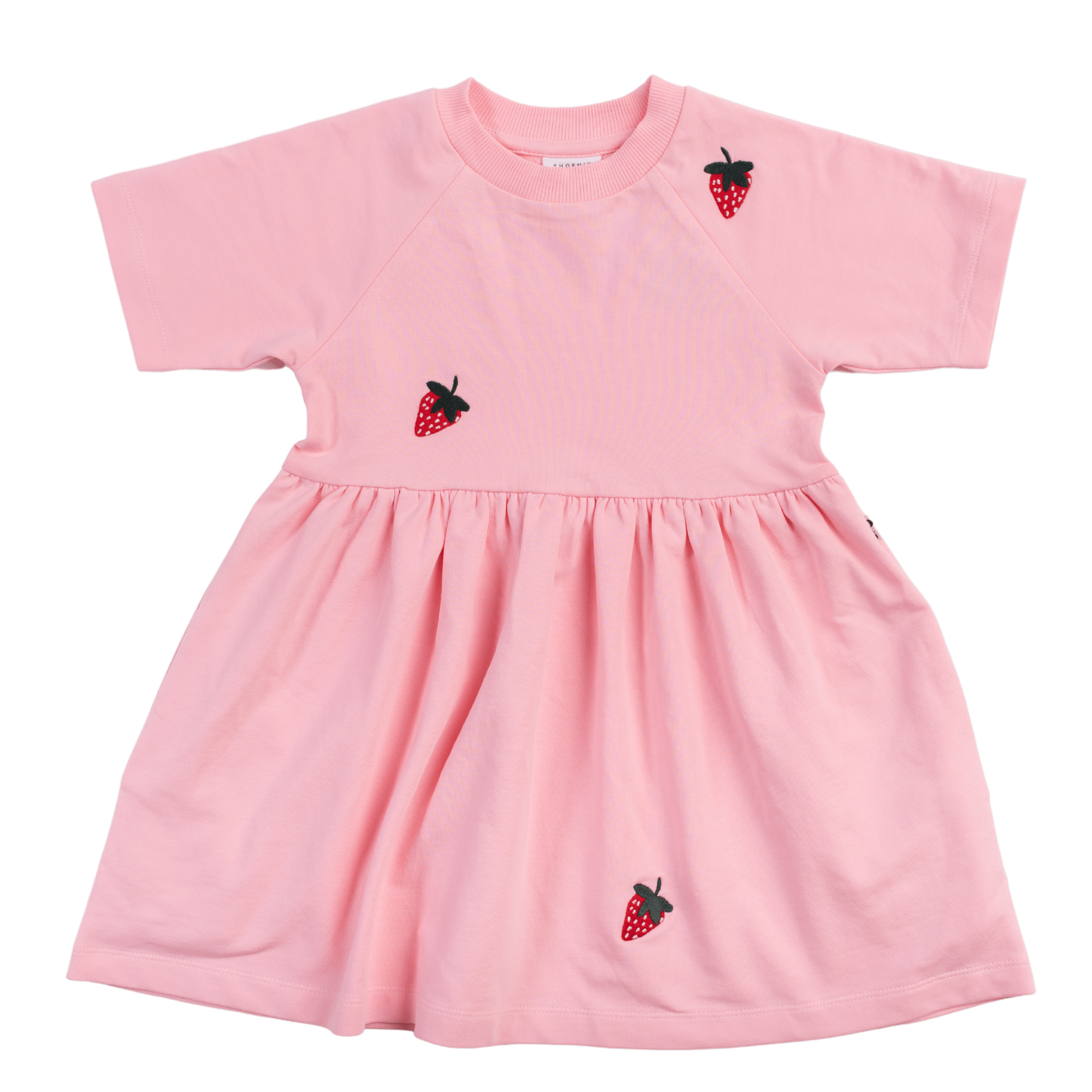 Phoenix And The Fox Girls Dress Pink & Strawberry Party Dress