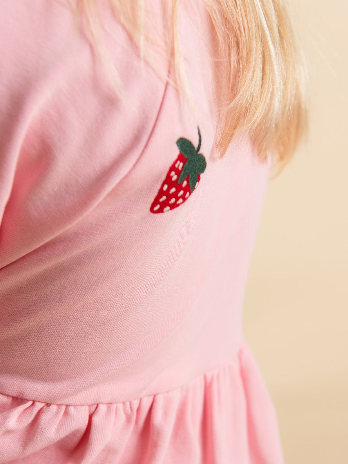 Phoenix And The Fox Girls Dress Pink & Strawberry Party Dress