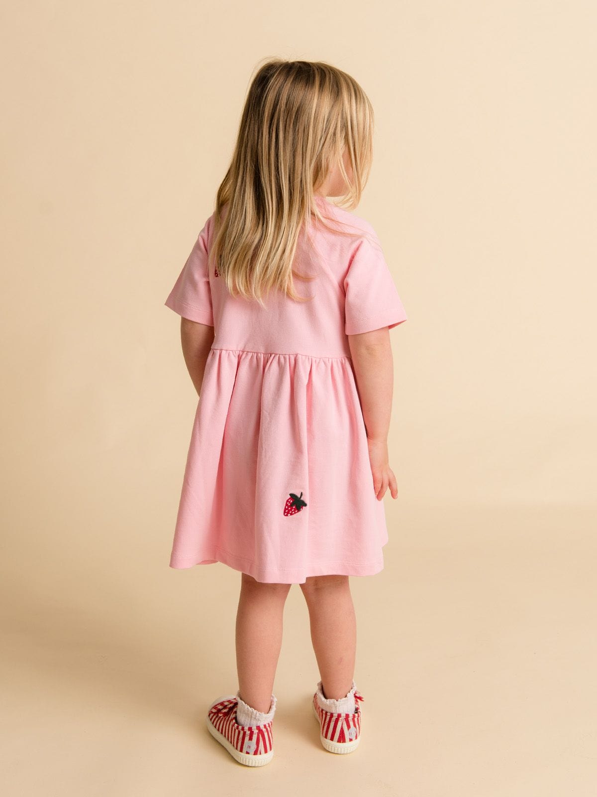 Phoenix And The Fox Girls Dress Pink & Strawberry Party Dress