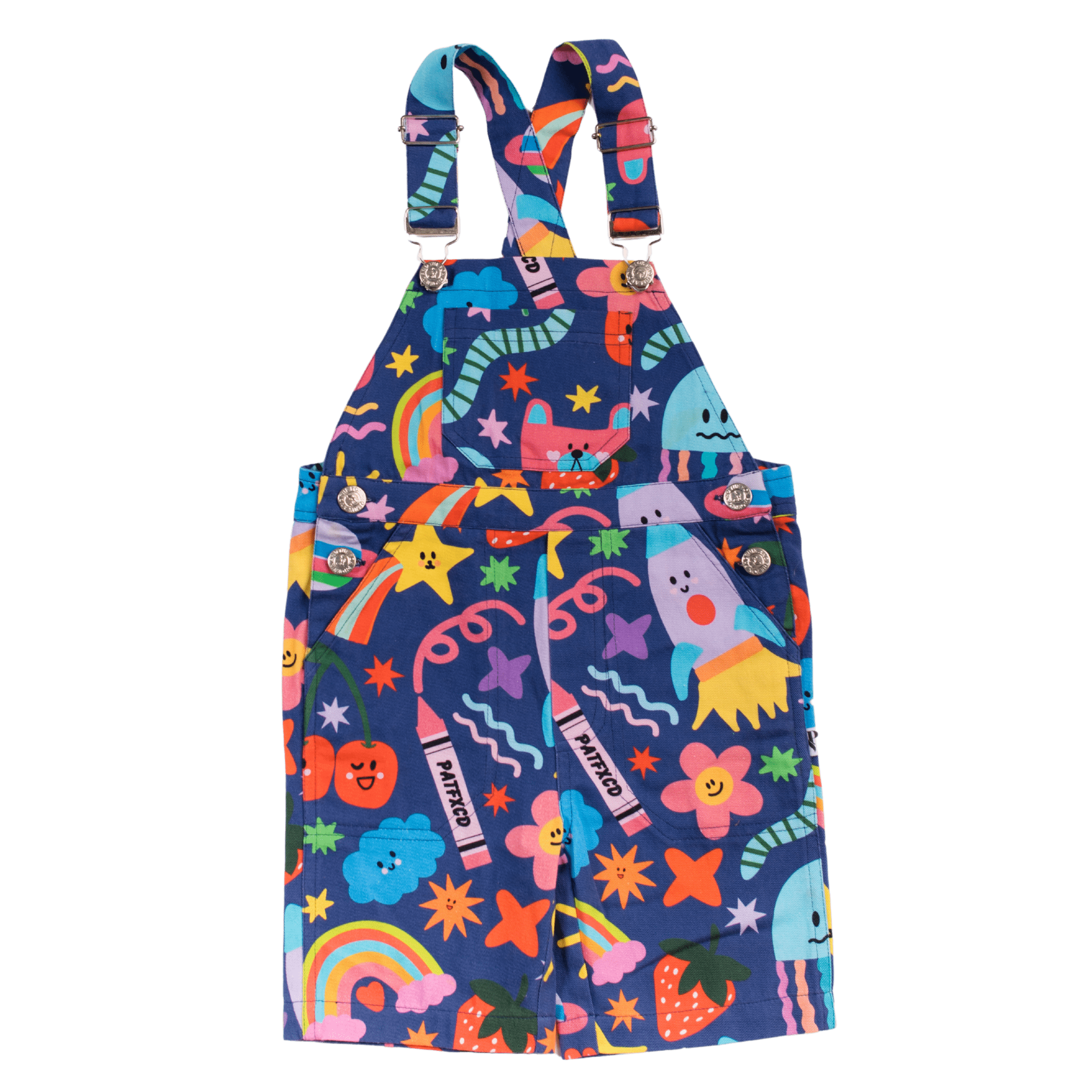 Phoenix And The Fox Unisex Onesie Sticker Book Overalls