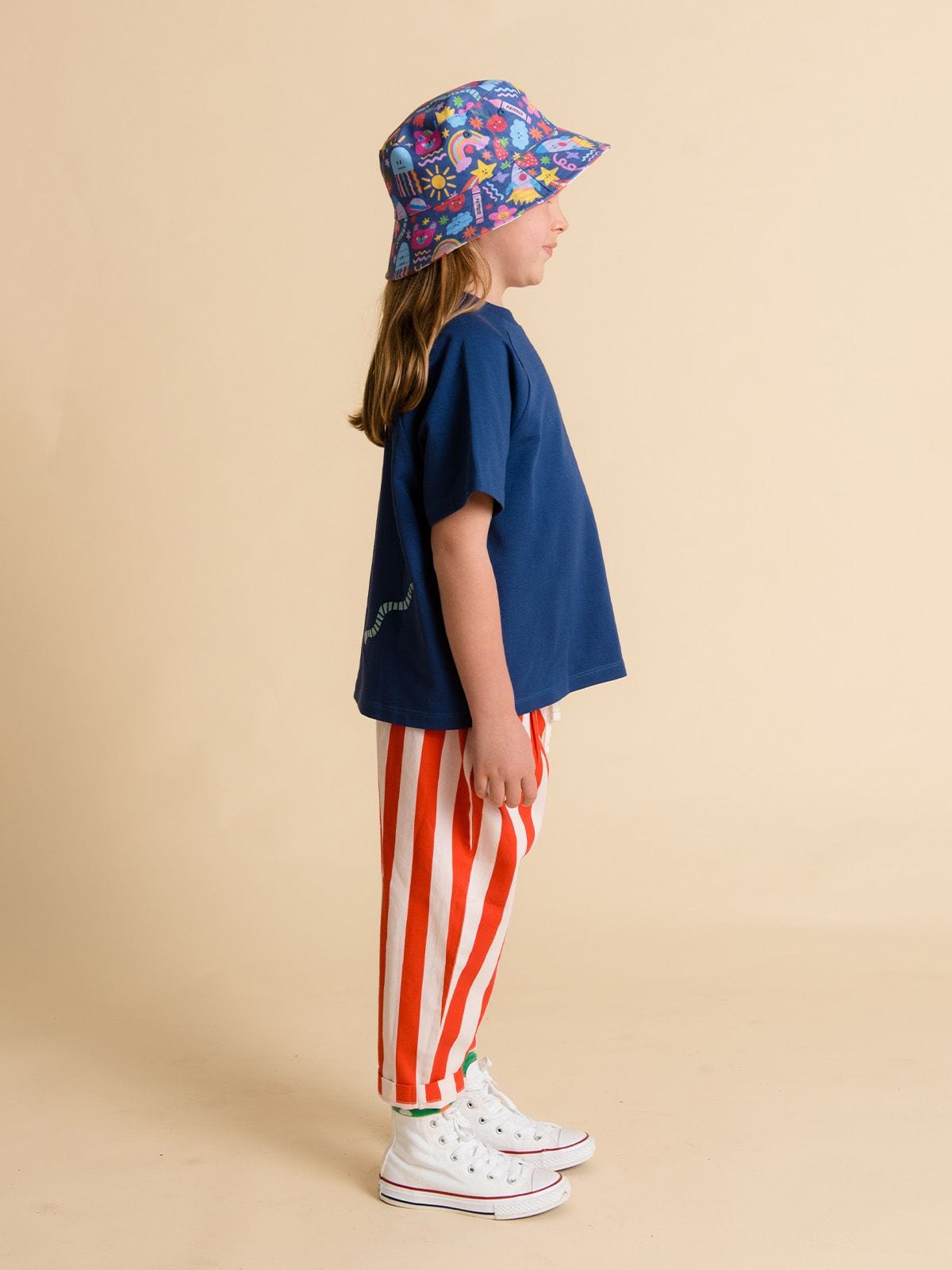 Phoenix And The Fox Unisex Pants Circus Stripe Barrel Pants