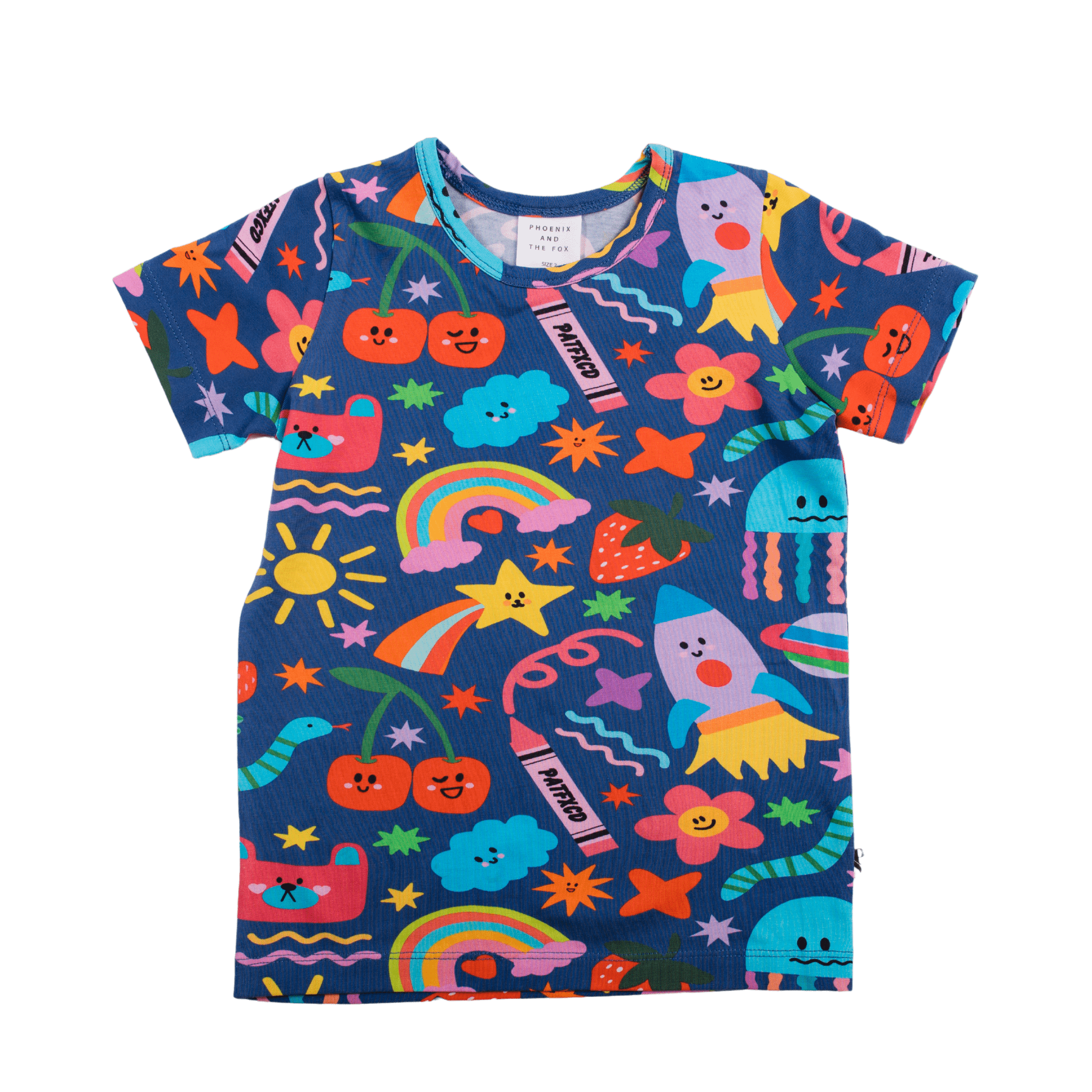 Phoenix And The Fox Unisex Tee Sticker Book Classic Tee