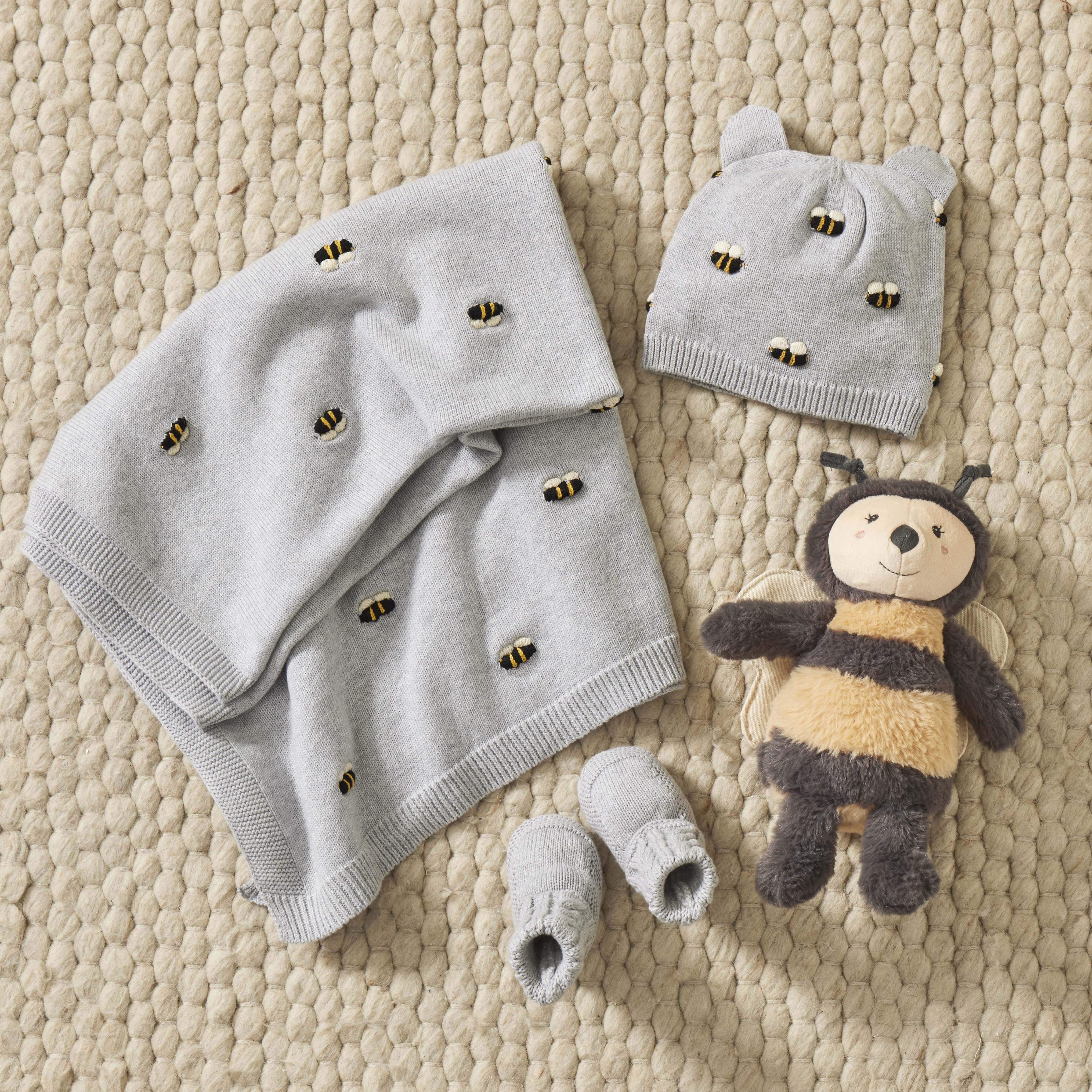 Pilbeam Baby Accessory Honey Bee Baby Blanket