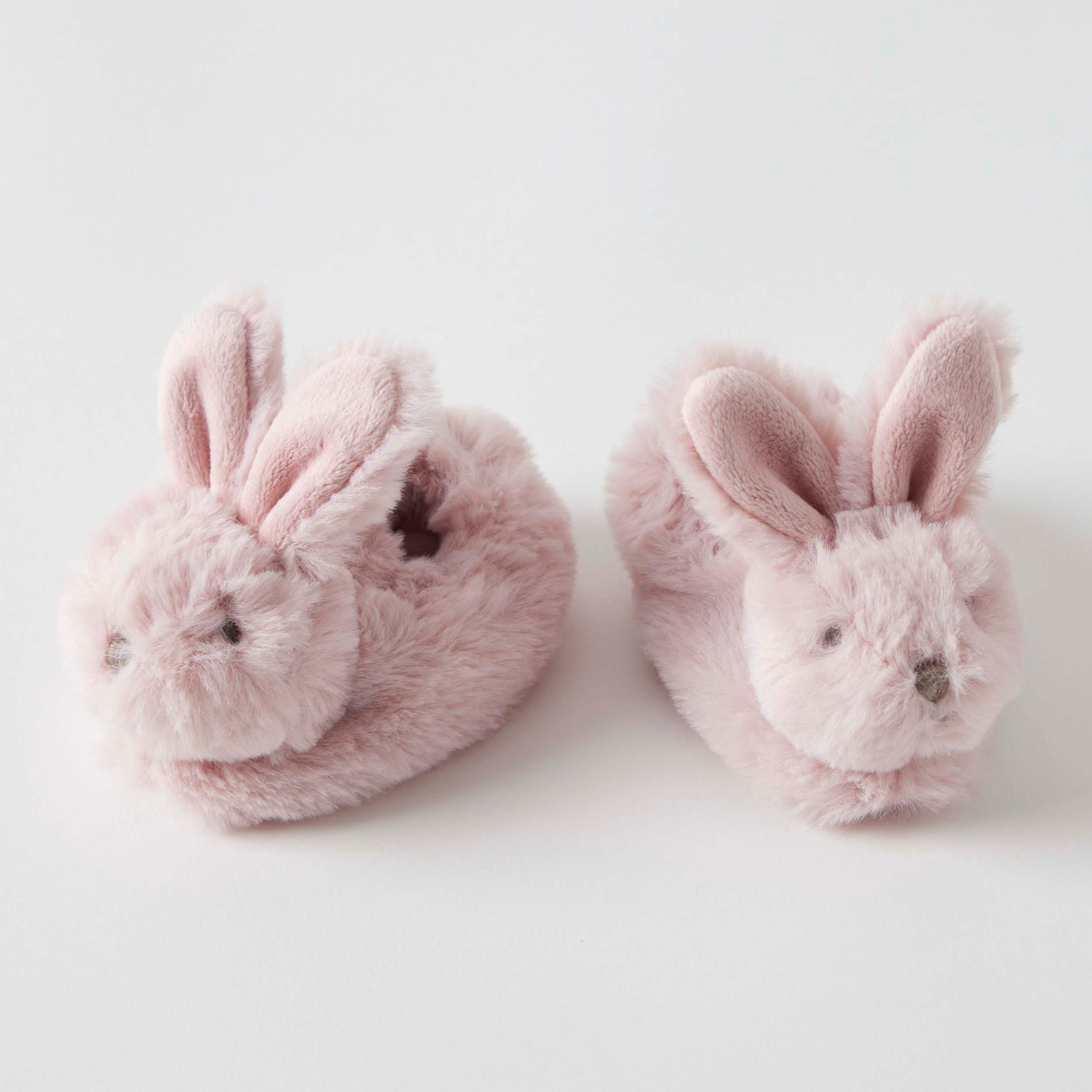 Pilbeam Baby Shoes Pink Some Bunny Loves you Booties