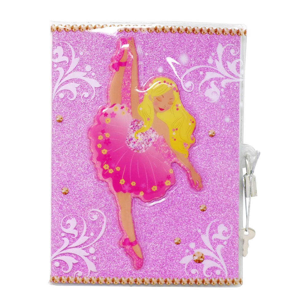 Pink Poppy Girls Accessory Ballet 3D Lockable Diary