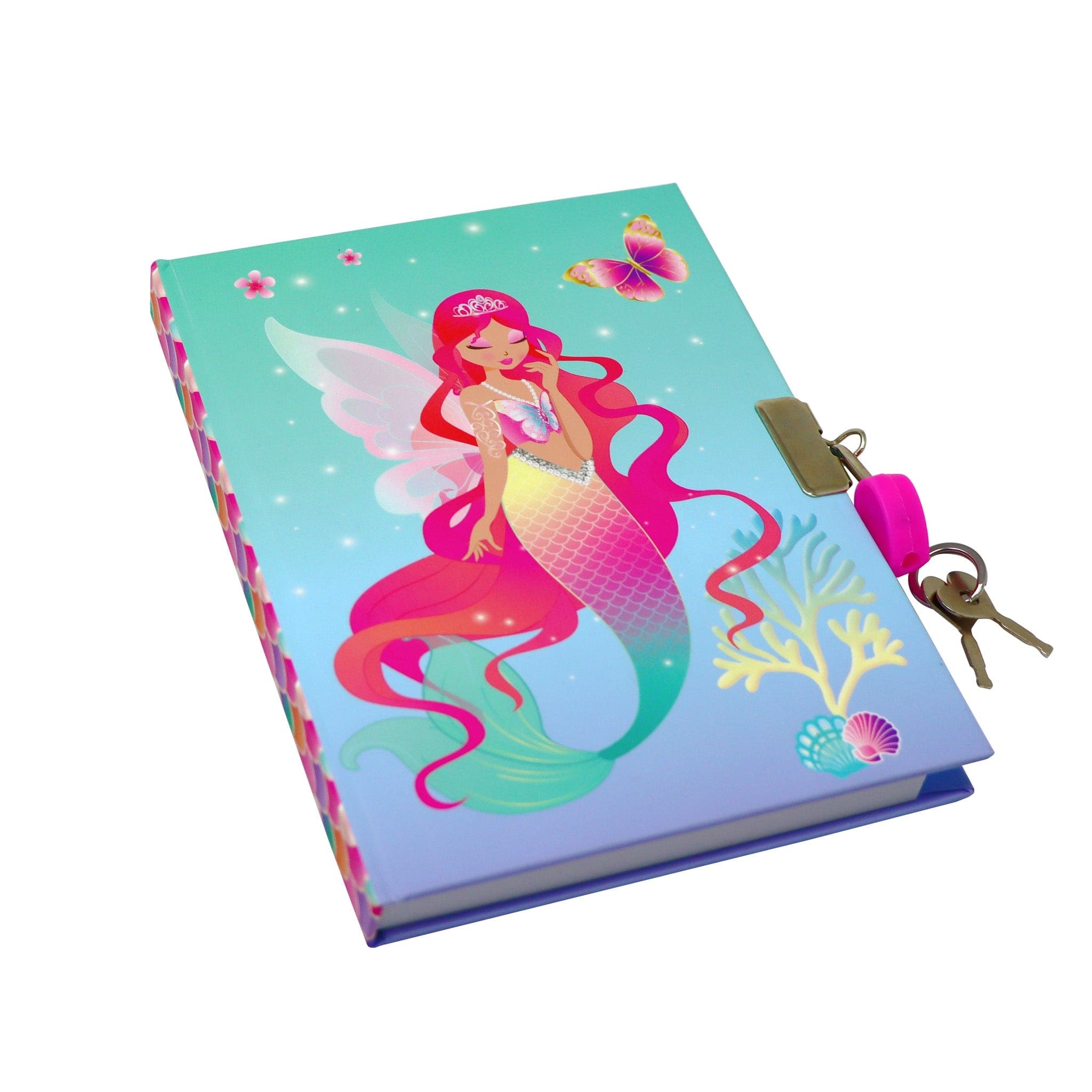Pink Poppy Girls Accessory Shimmering Mermaid Strawberry Scented Lockable Diary