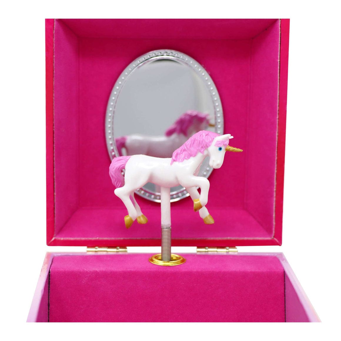 Pink Poppy Girls Accessory Unicorn Butterfly Small Musical Jewellery Box