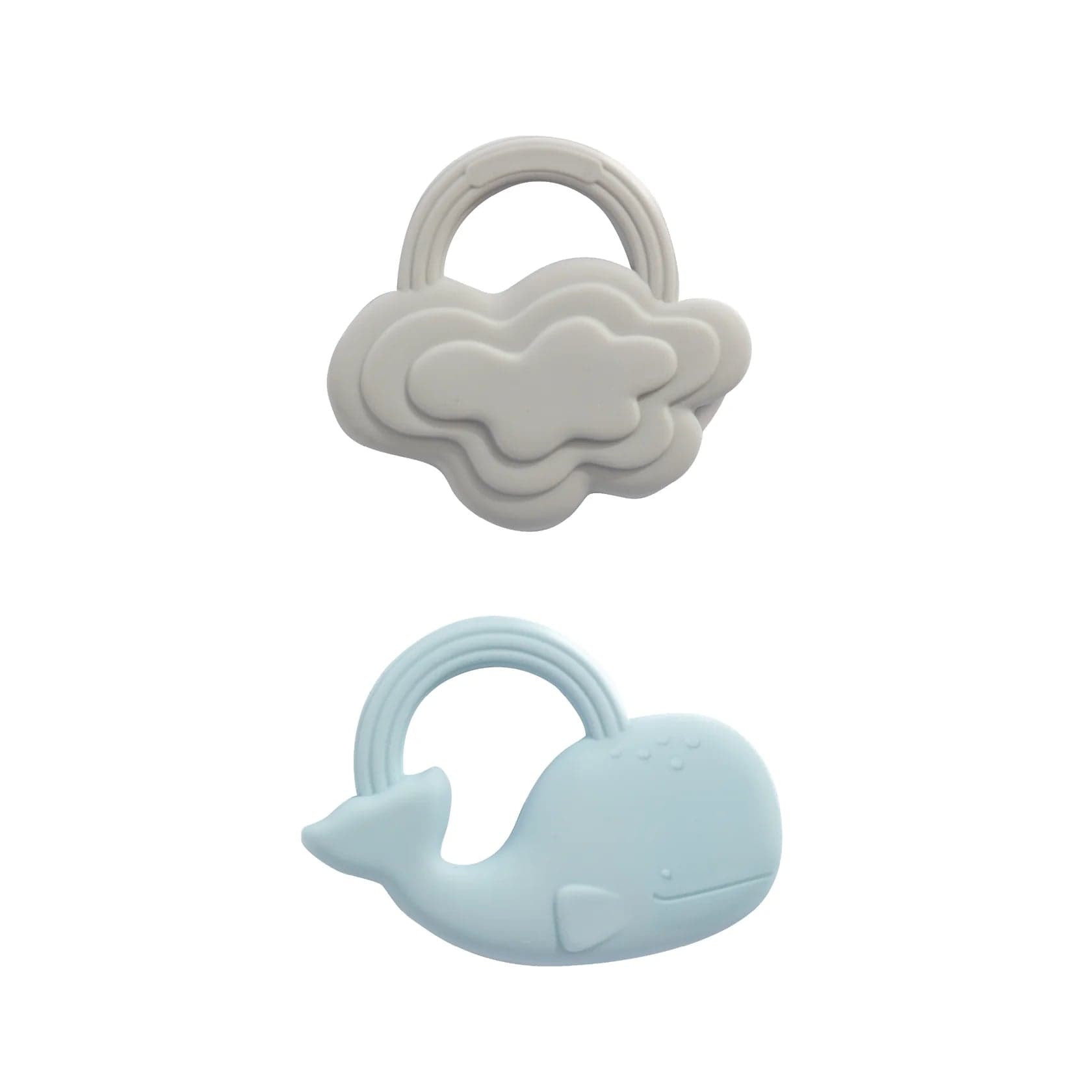 Playground Baby Care 2Pk Silicone Teether - Whale & Cloud