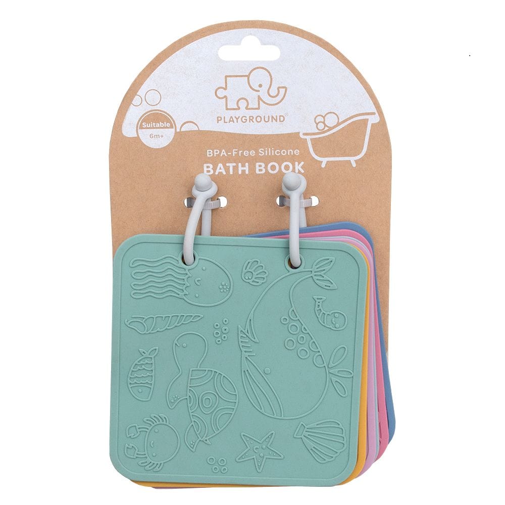 Playground Bath Toys Silicone Baby Bath Book