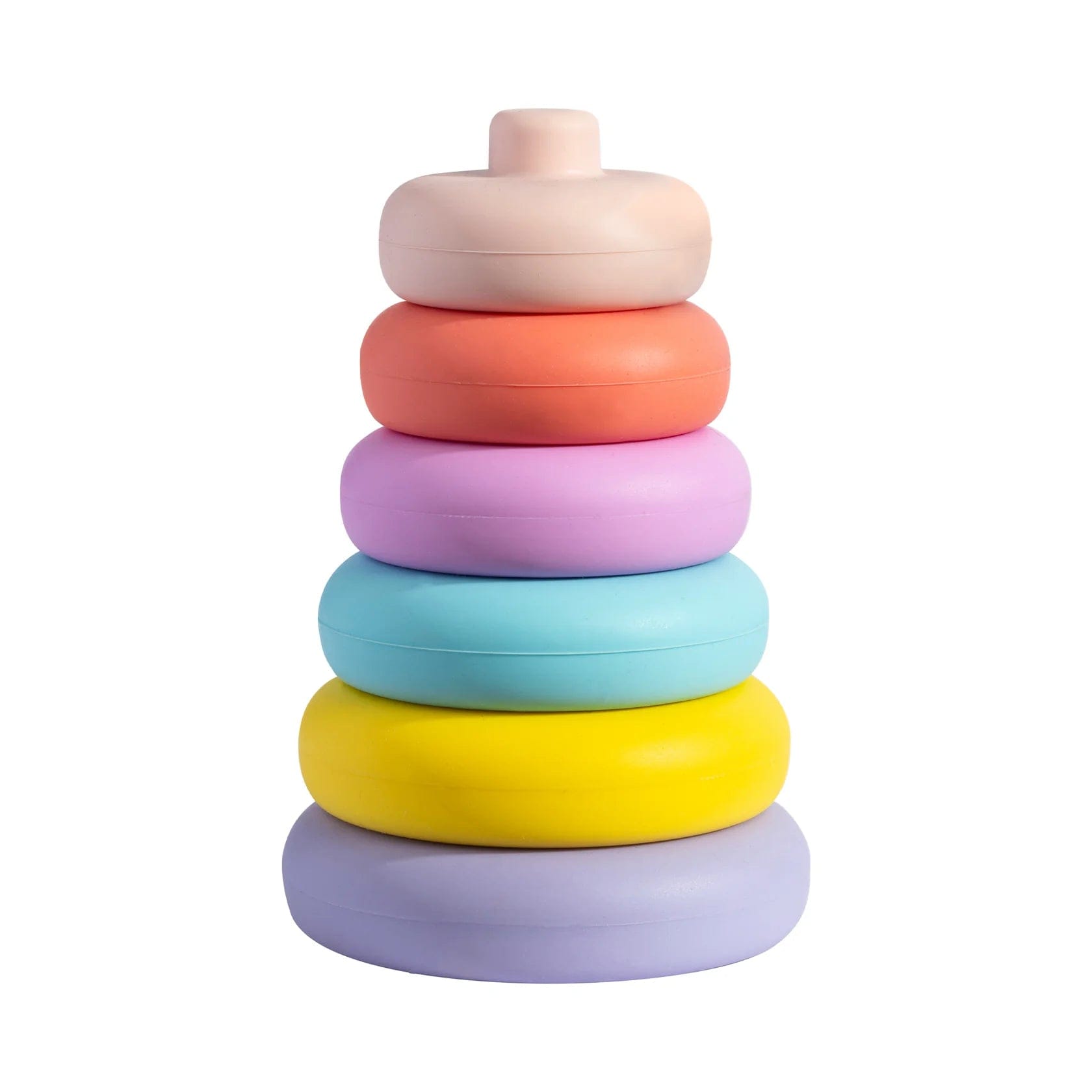 Playground Toys Silicone Stacking Tower Ring - Sorbet