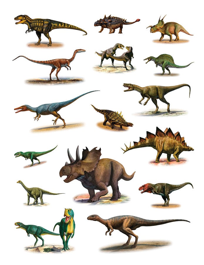 Pomegranate Toys Dinosaurs Sticker Book