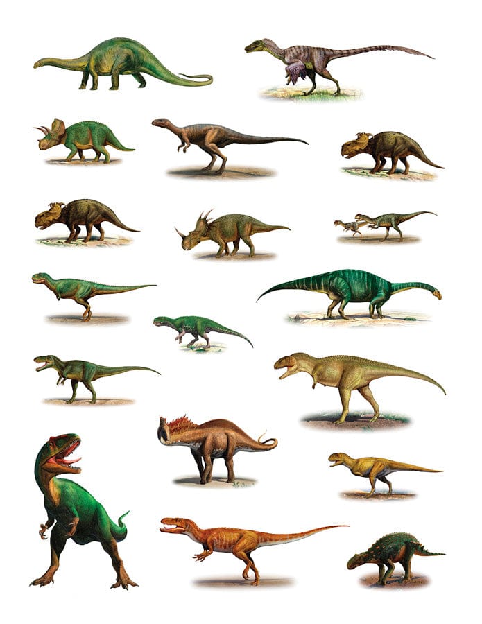 Pomegranate Toys Dinosaurs Sticker Book