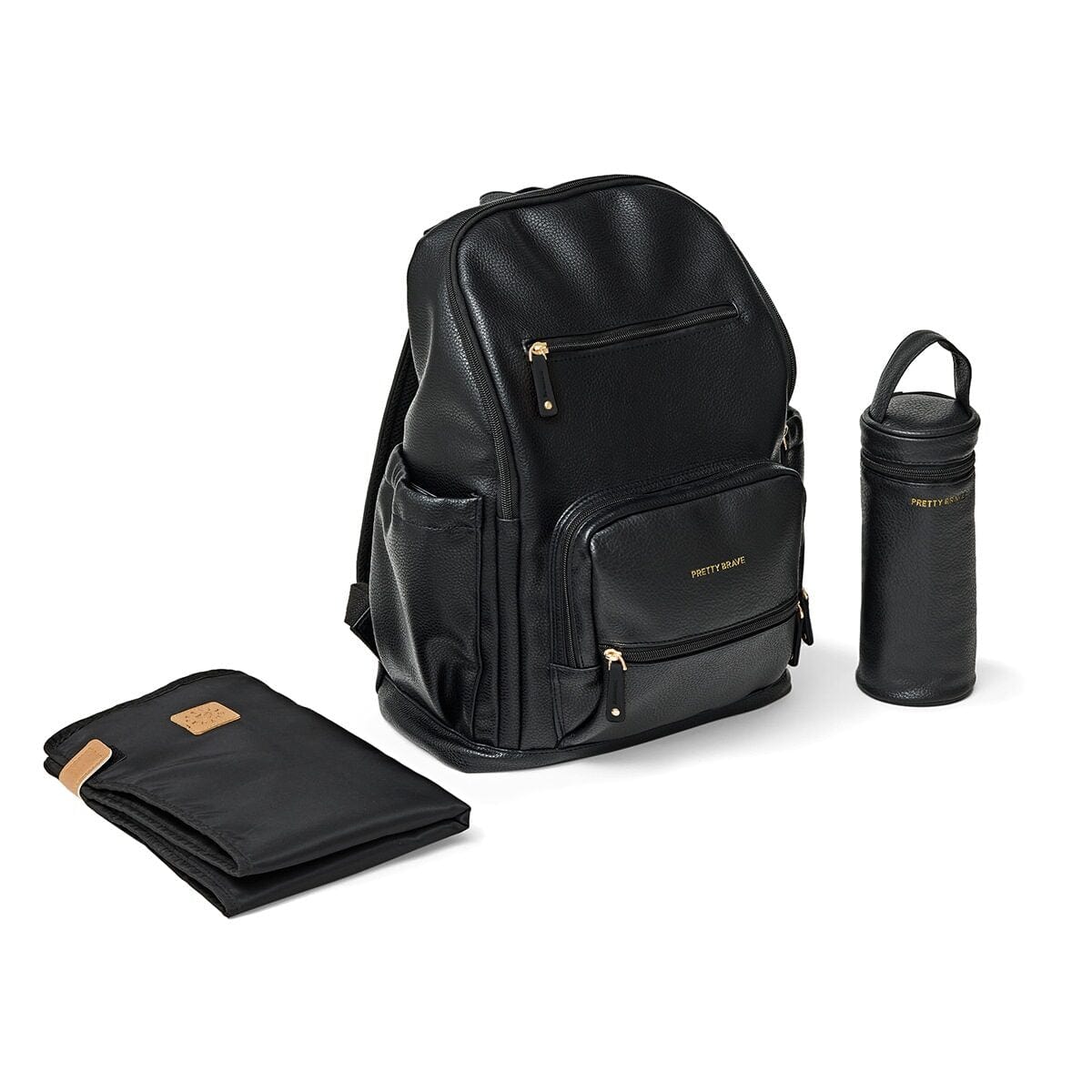 Pretty Brave Baby Accessory Chloe Backpack - Black Pebble