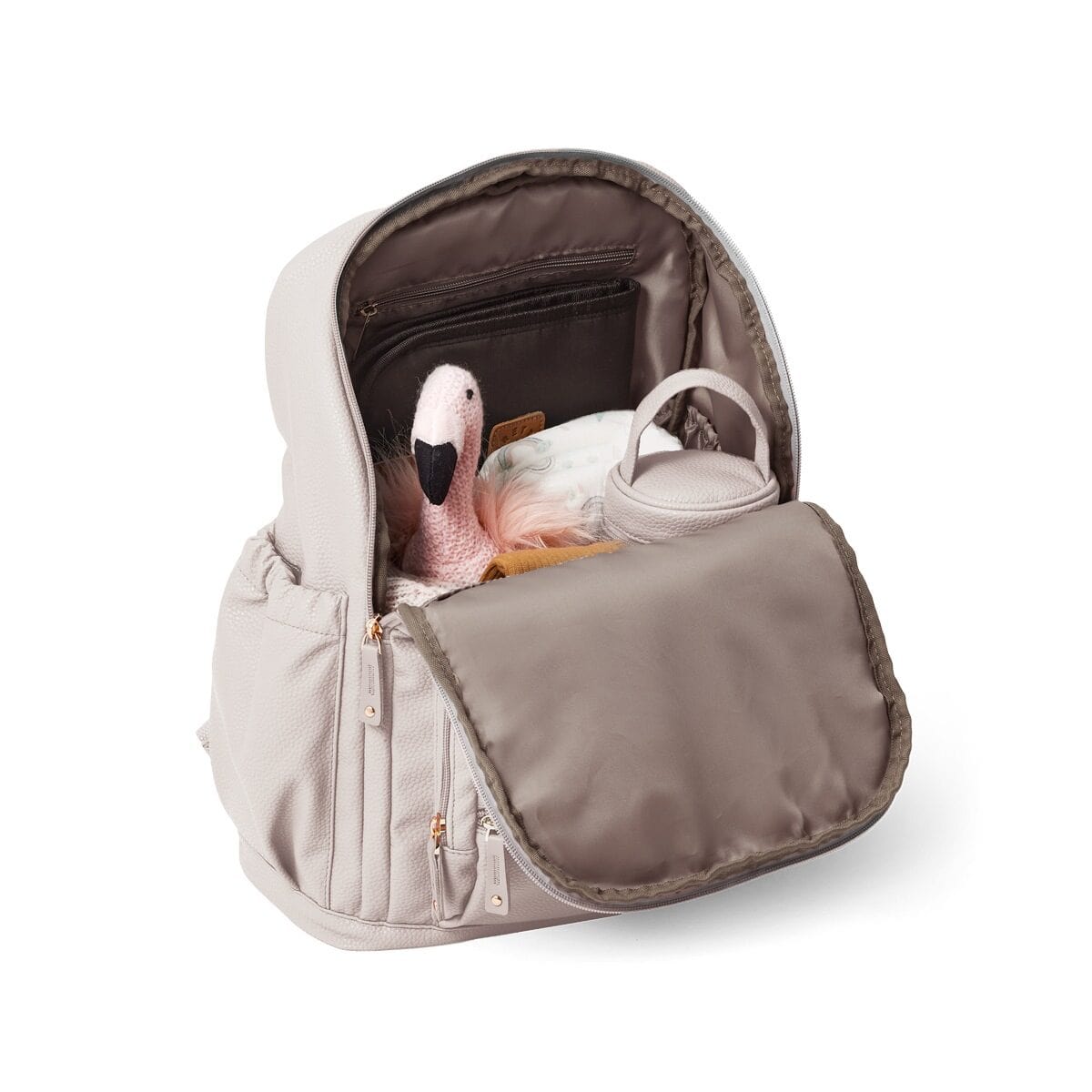 Pretty Brave Baby Accessory Chloe Backpack - Stone Pebble