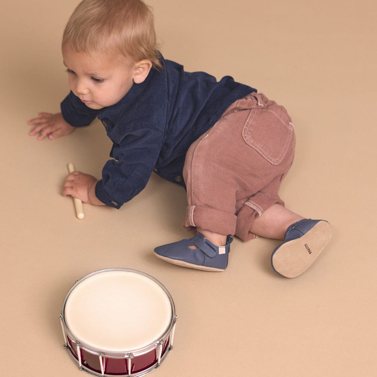 Pretty Brave Baby Shoes Amsterdam Indigo