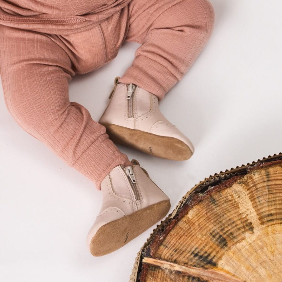 Pretty Brave Baby Shoes Baby Windsor in Soft Blush