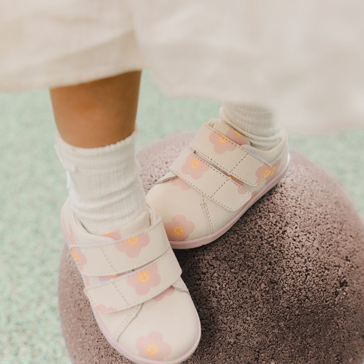 Pretty Brave Baby Shoes Brooklyn in Happy Daisy