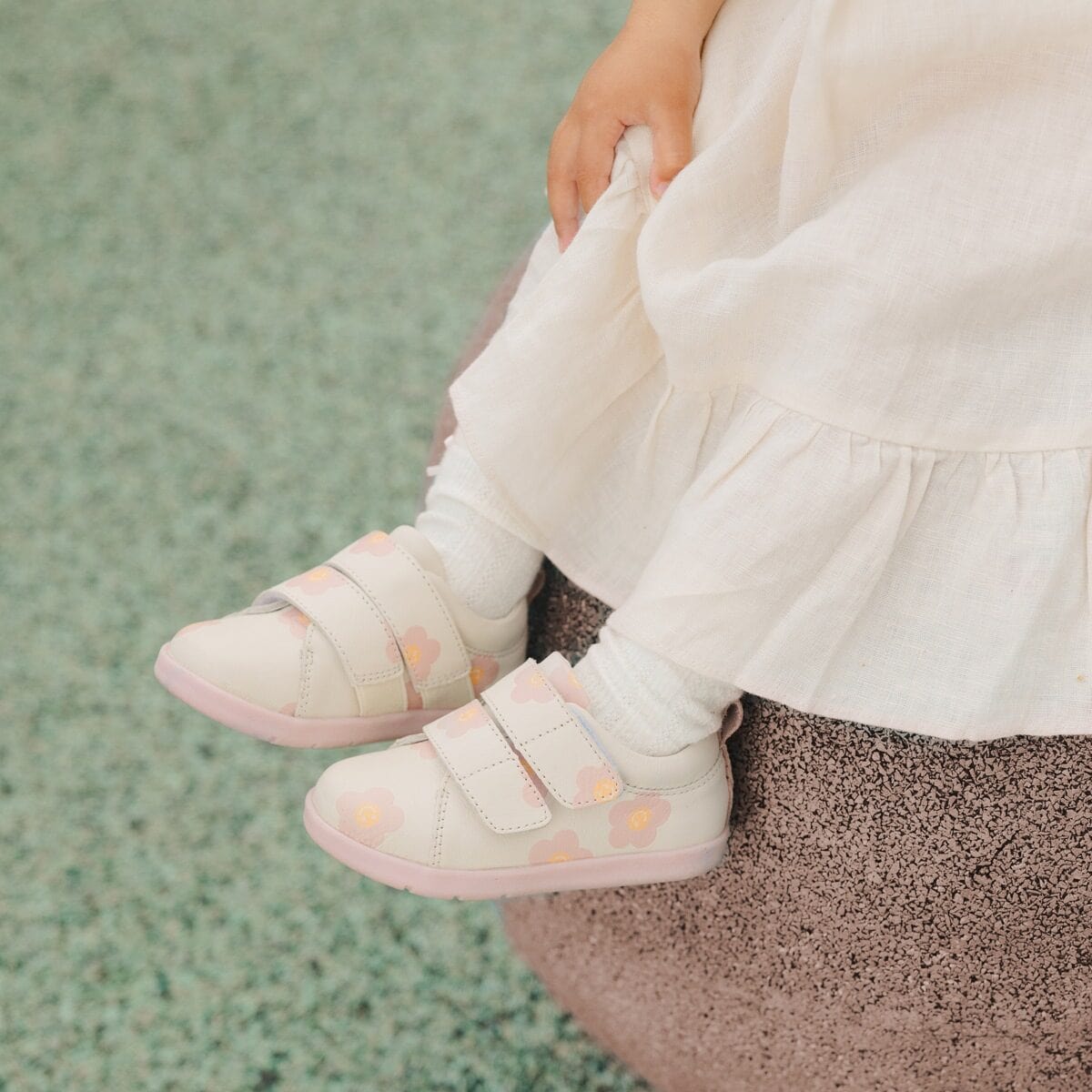 Pretty Brave Baby Shoes Brooklyn in Happy Daisy