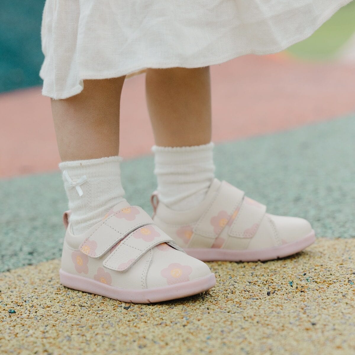 Pretty Brave Baby Shoes Brooklyn in Happy Daisy