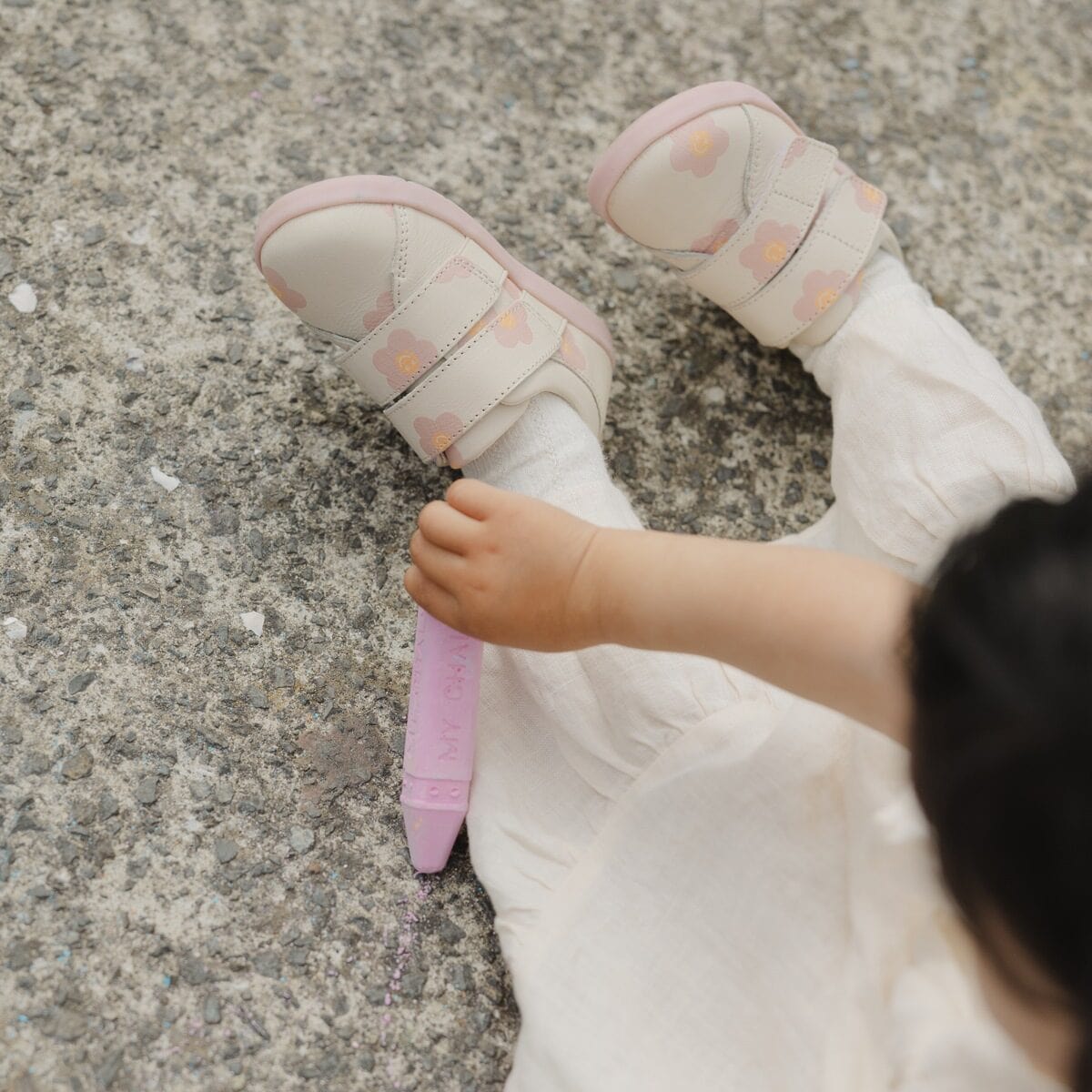 Pretty Brave Baby Shoes Brooklyn in Happy Daisy