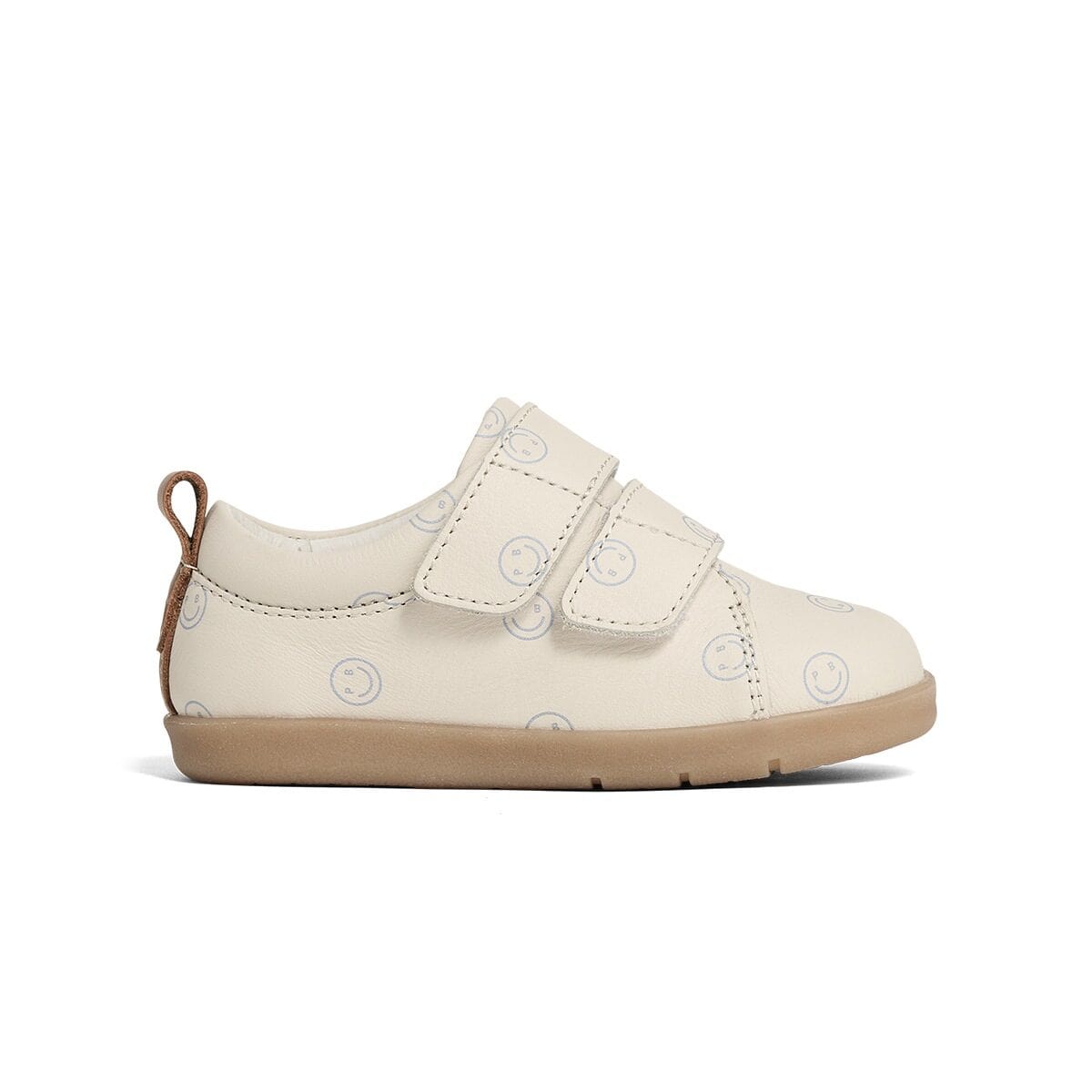 Pretty Brave Baby Shoes Brooklyn in Stone Smiley