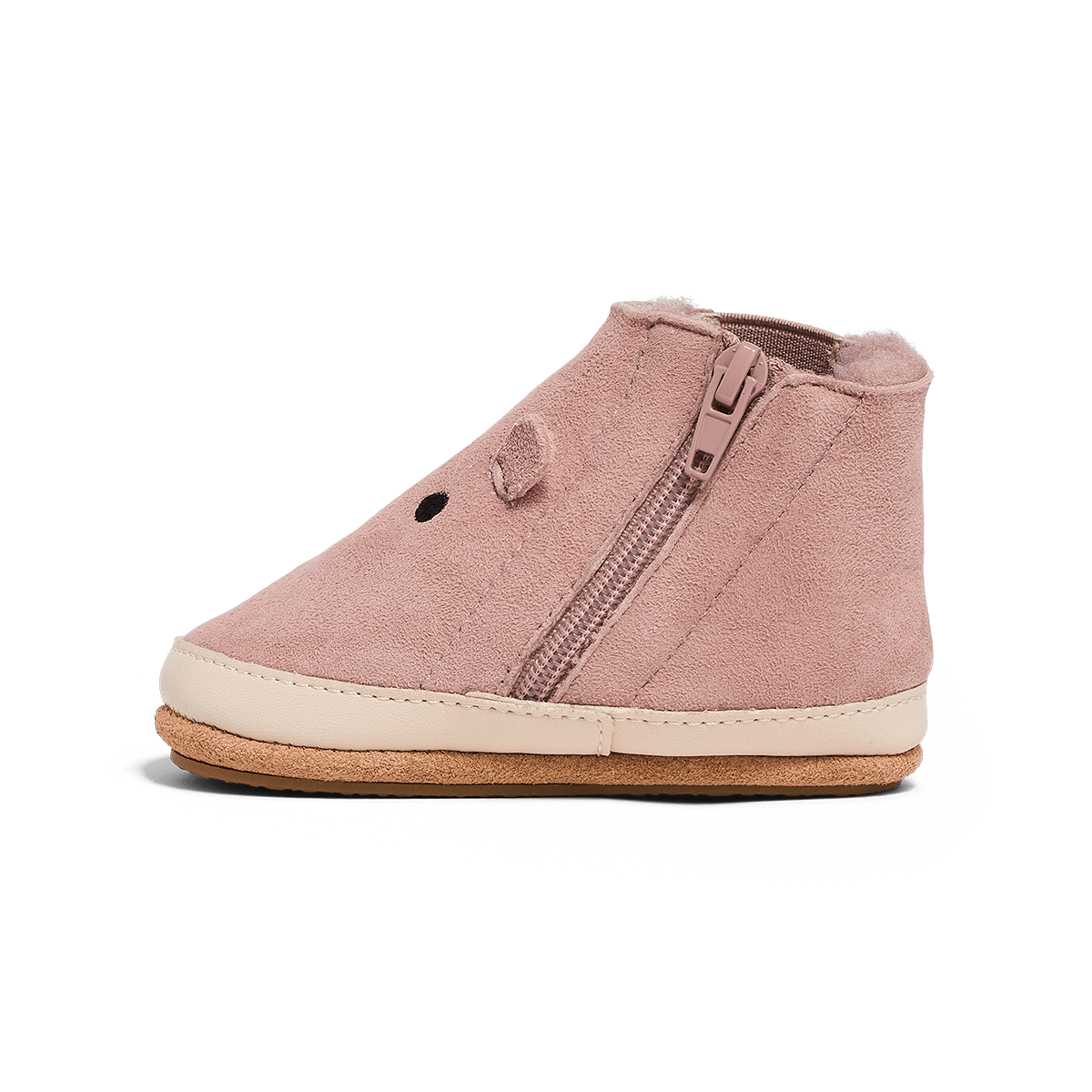 Pretty Brave Baby Shoes Cosy Boot Dusky Pink