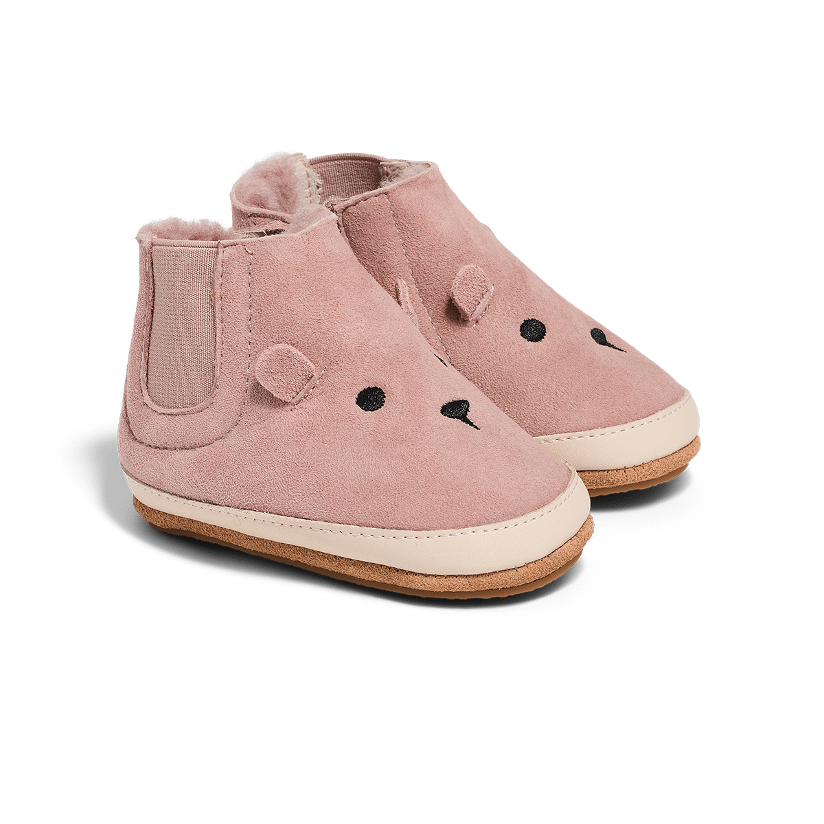 Pretty Brave Baby Shoes Cosy Boot Dusky Pink