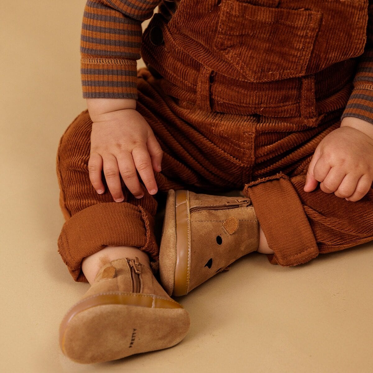 Pretty Brave Baby Shoes Cosy Boot Tan