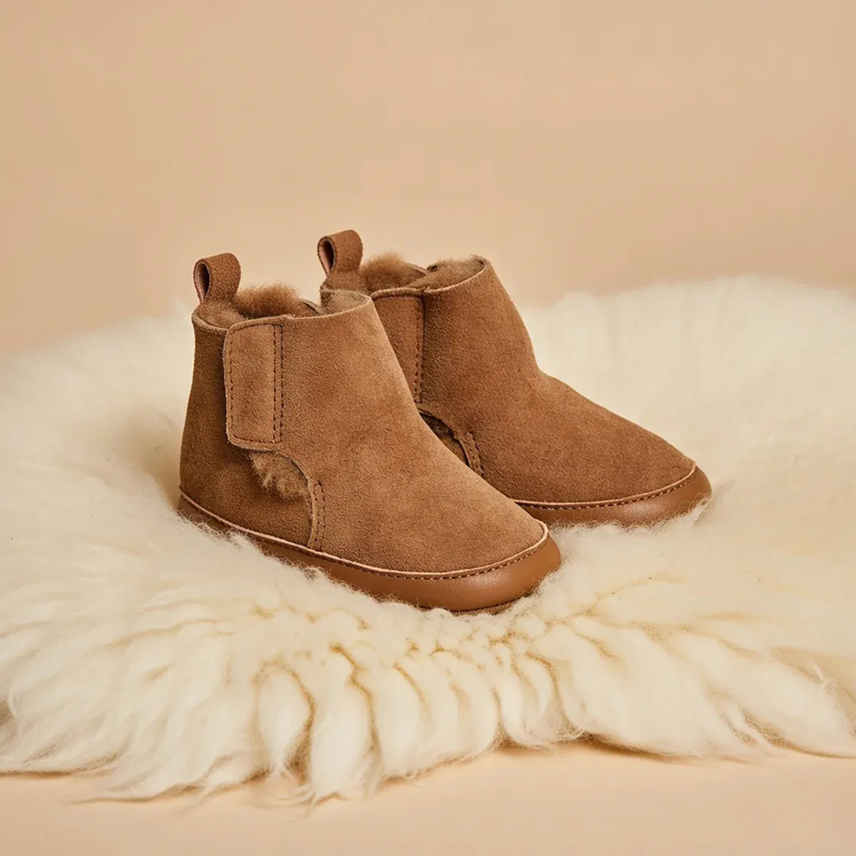 Pretty Brave Baby Shoes Cosy Boot Tan
