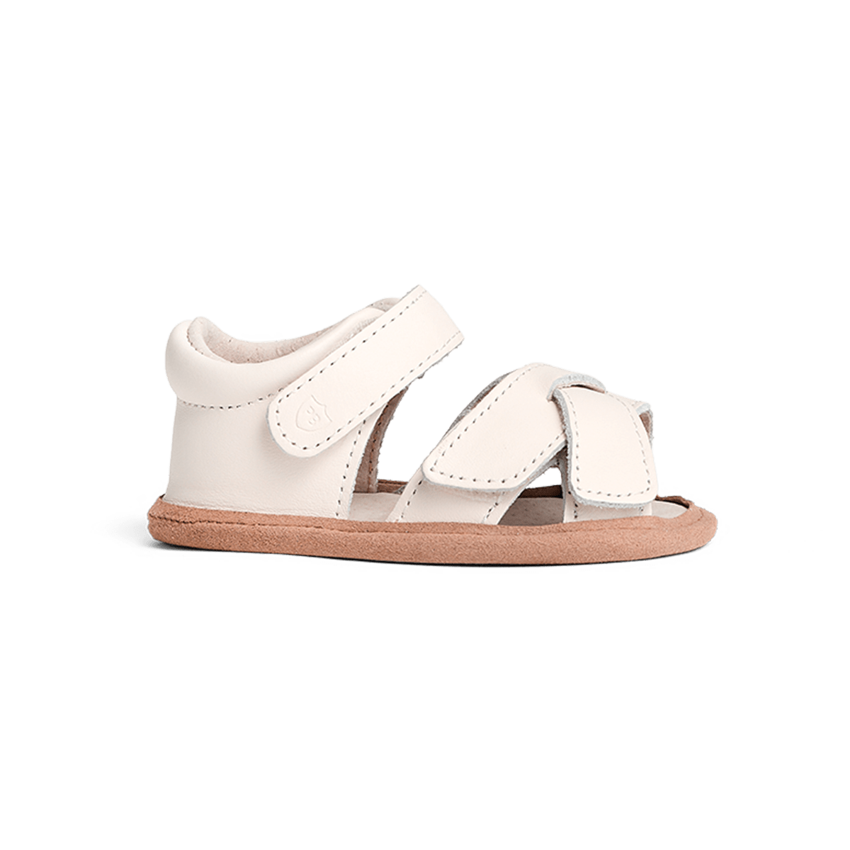 Pretty Brave Baby Shoes Criss-Cross Sandal in Stone