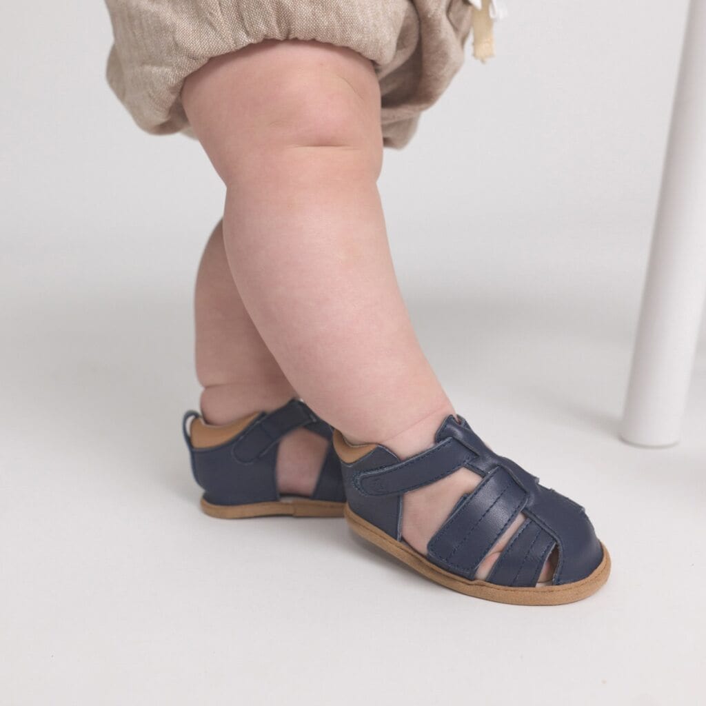 Pretty Brave Baby Shoes Levi Indigo Sandal