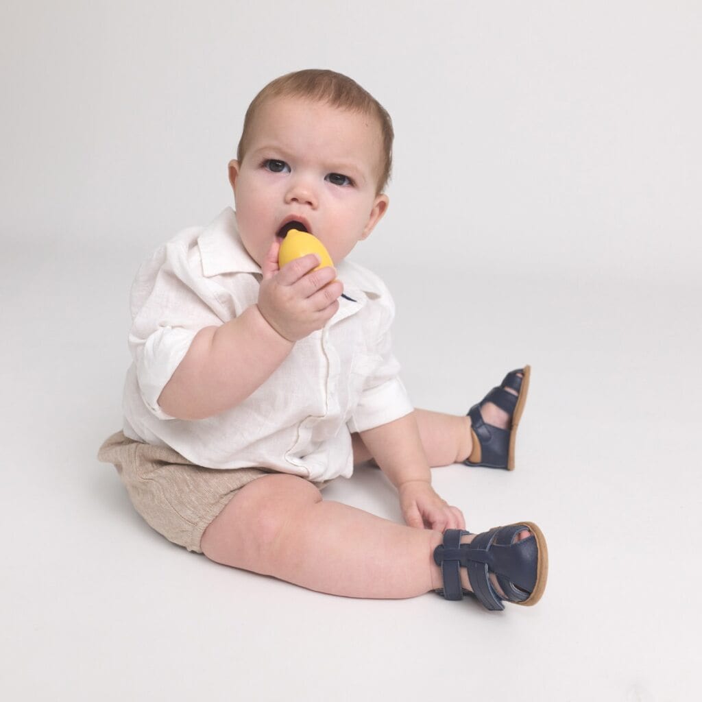 Pretty Brave Baby Shoes Levi Indigo Sandal