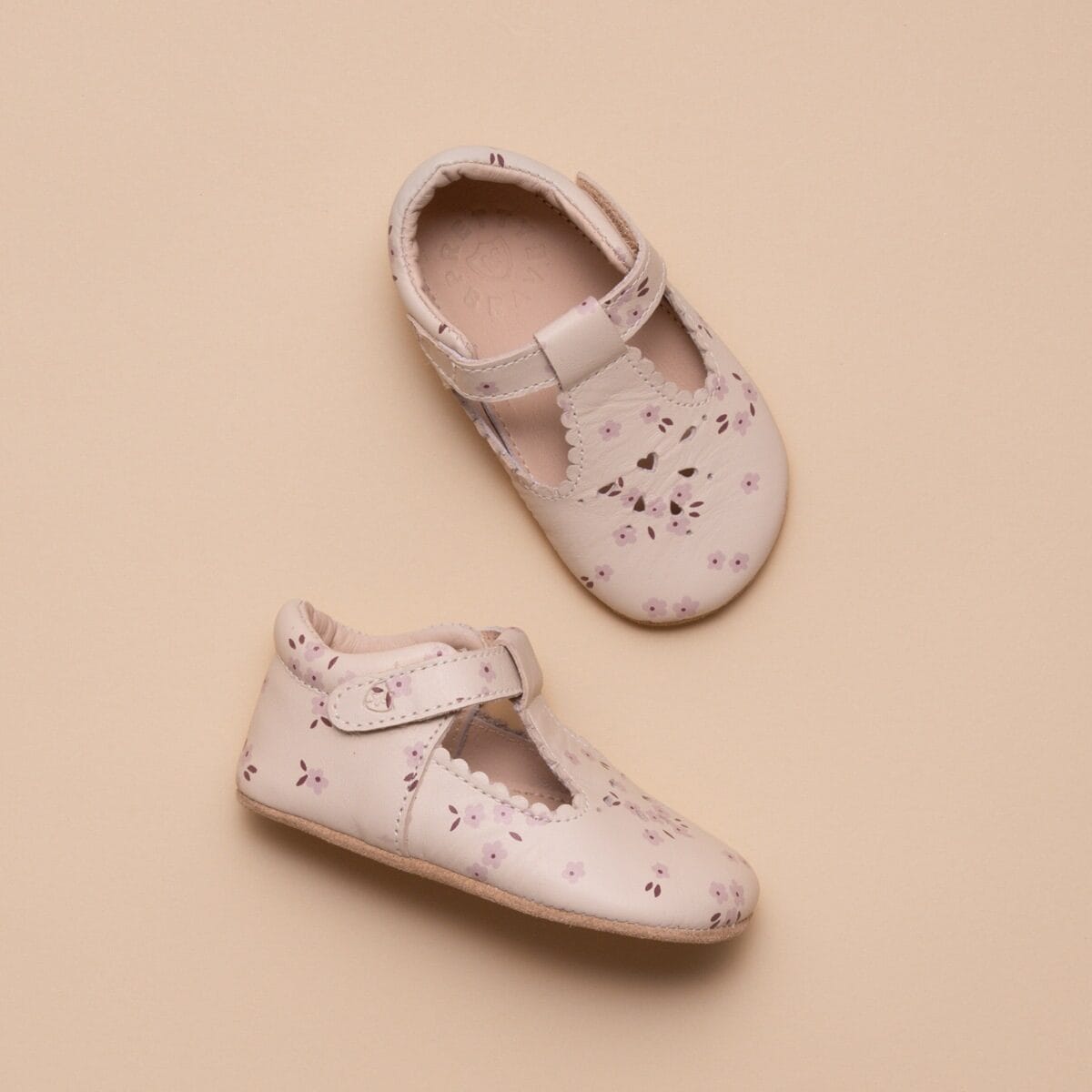 Pretty Brave Baby Shoes MORGAN Winter Bloom T-Bar