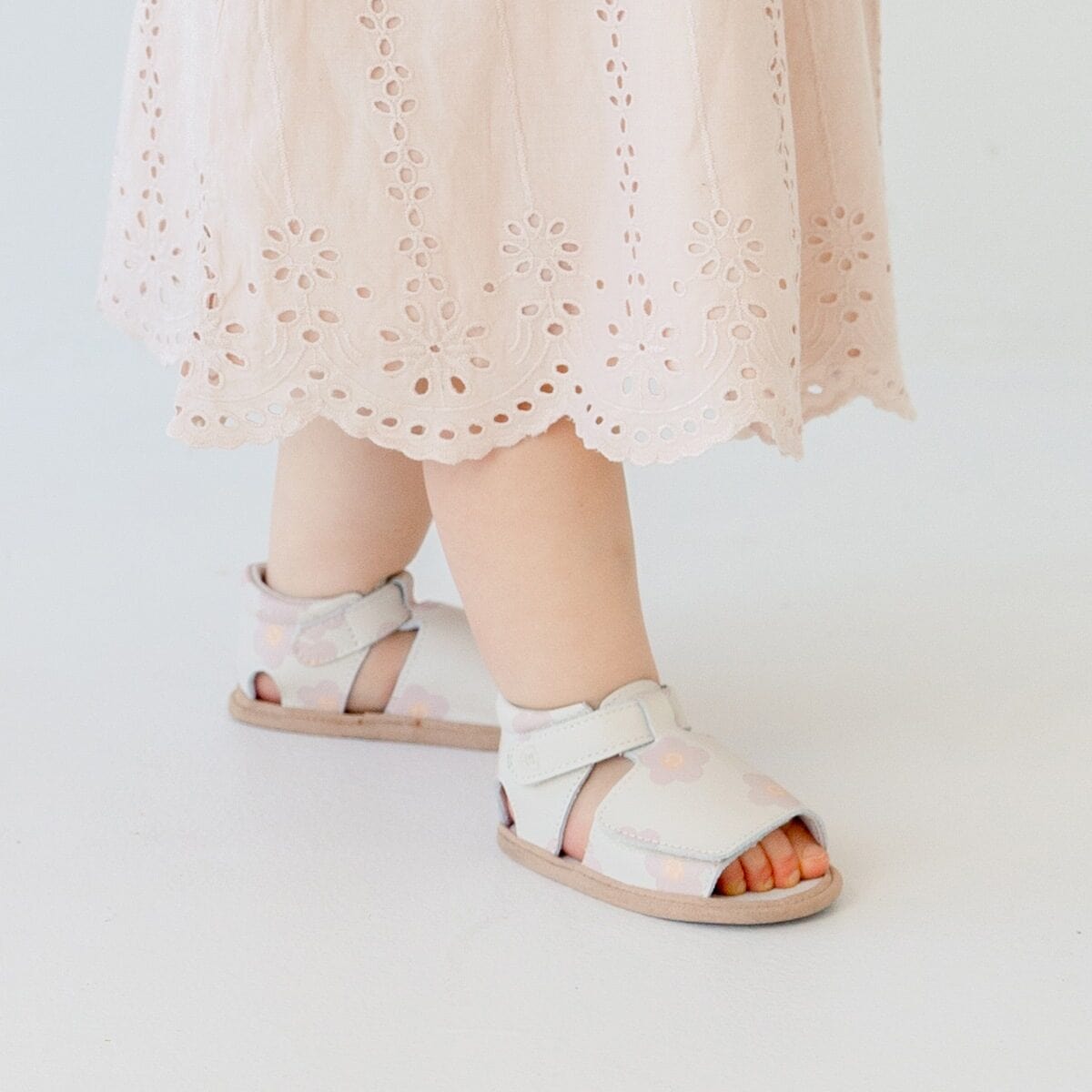 Pretty Brave Baby Shoes Phoenix Sandal in Happy Daisy