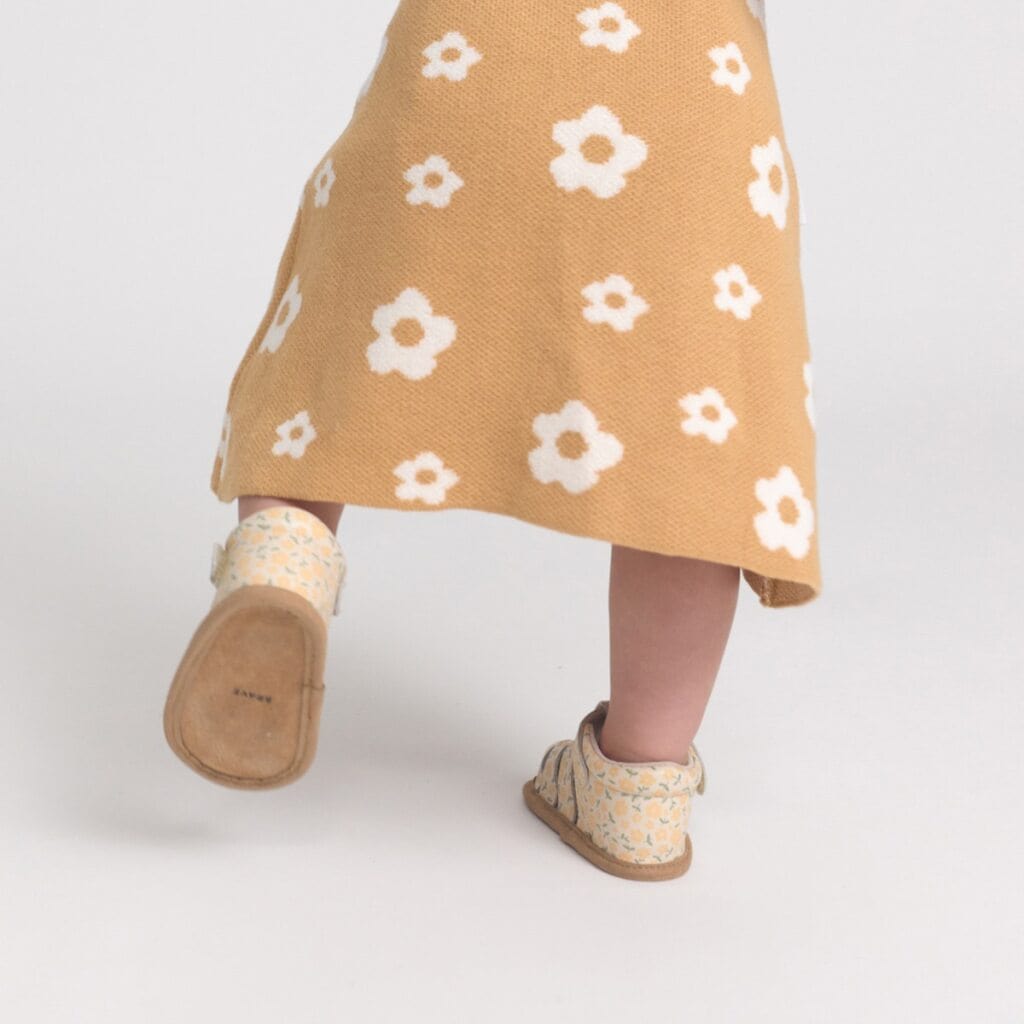 Pretty Brave Baby Shoes Rio Peach Meadow Sandal