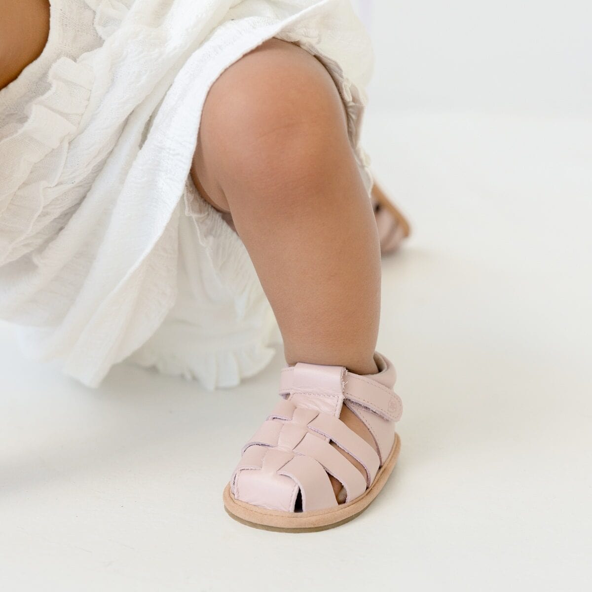 Pretty Brave Baby Shoes Rio Sandal in Pink Rose