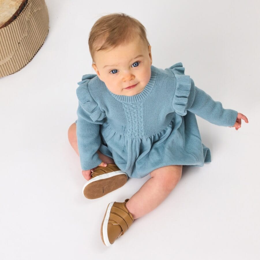 Pretty Brave Baby Shoes Scout in Tan