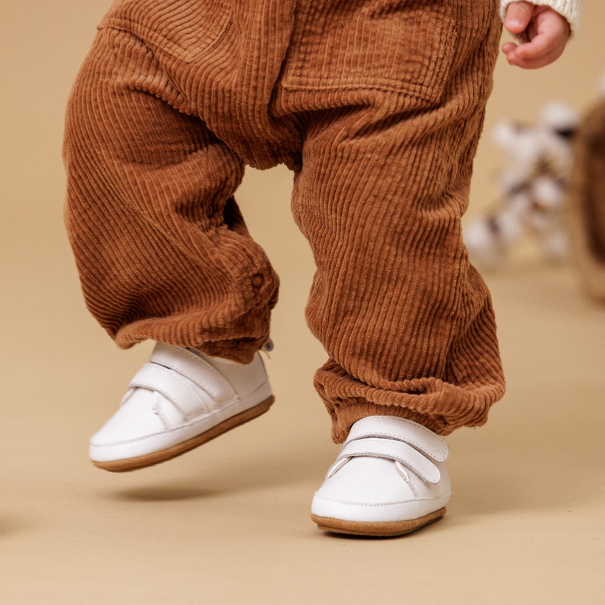 Pretty Brave Baby Shoes Scout in White