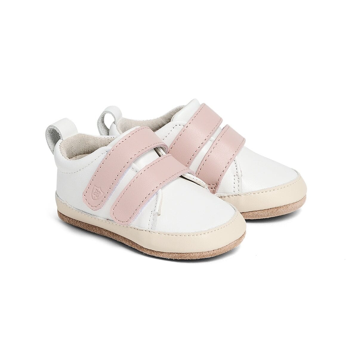 Pretty Brave Baby Shoes Scout in White/Blush