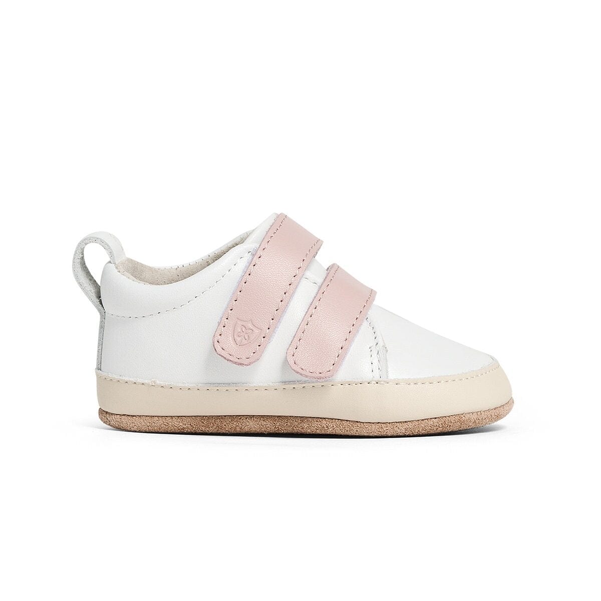 Pretty Brave Baby Shoes Scout in White/Blush