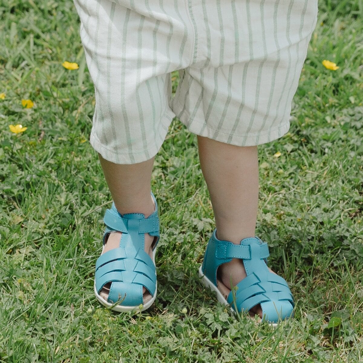 Pretty Brave Boys Shoes Billie Sandal in Playground Blue