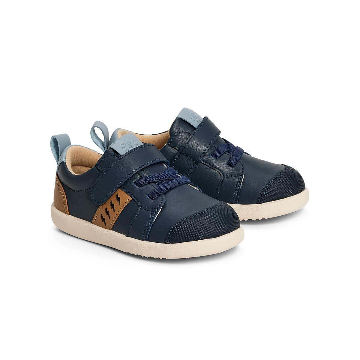Pretty Brave Boys Shoes EU20 SID Indigo Tan