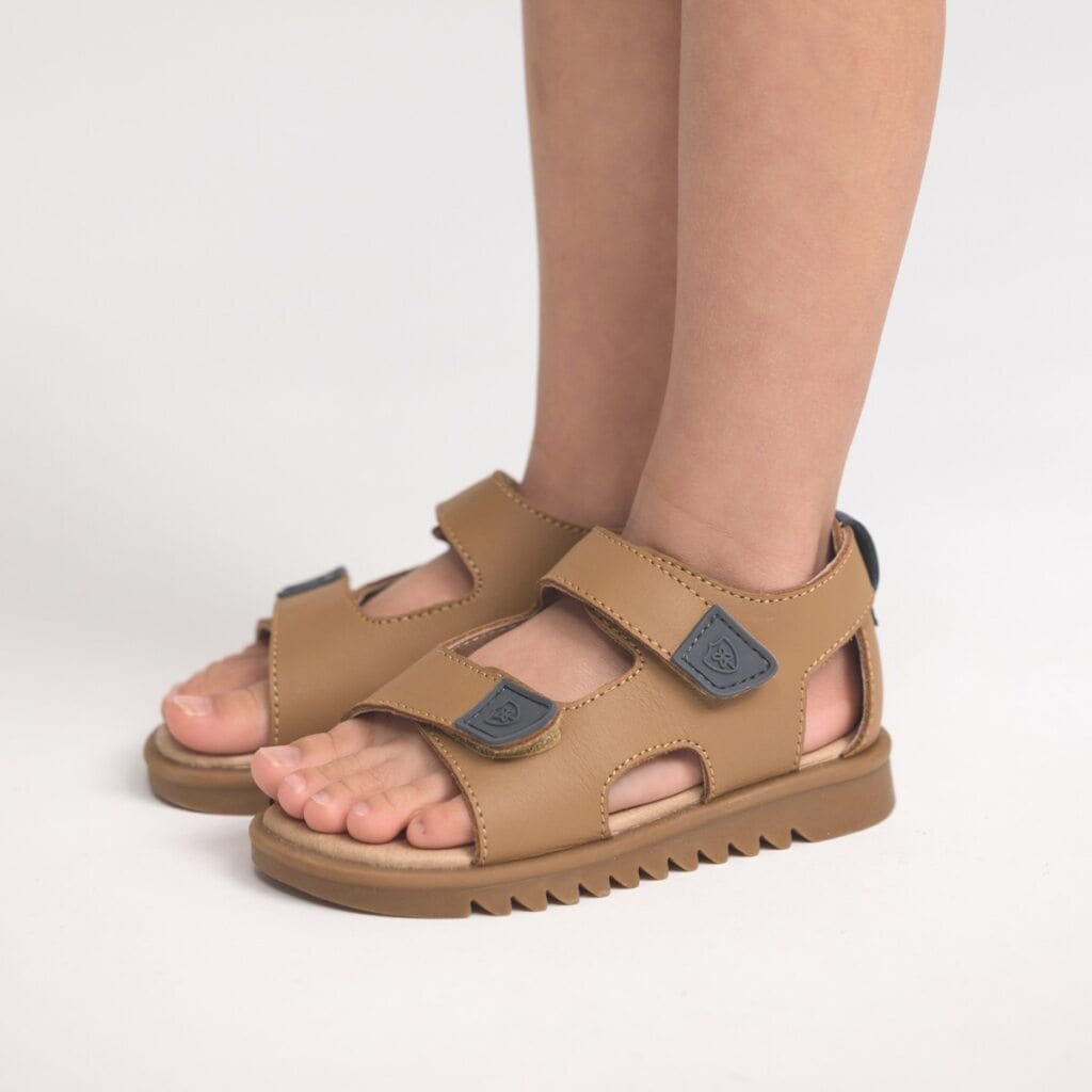 Pretty Brave Boys Shoes Finley Tan Sandal