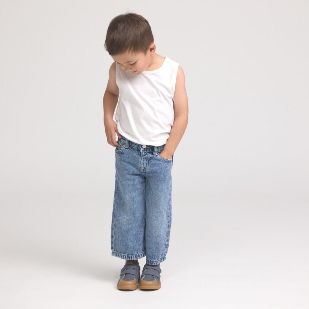 Pretty Brave Boys Shoes Otto Canvas Indigo Sneakers