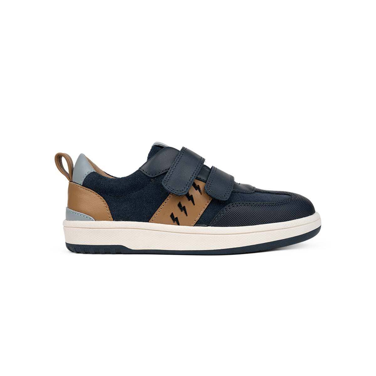 Pretty Brave Boys Shoes RIVER Indigo Tan