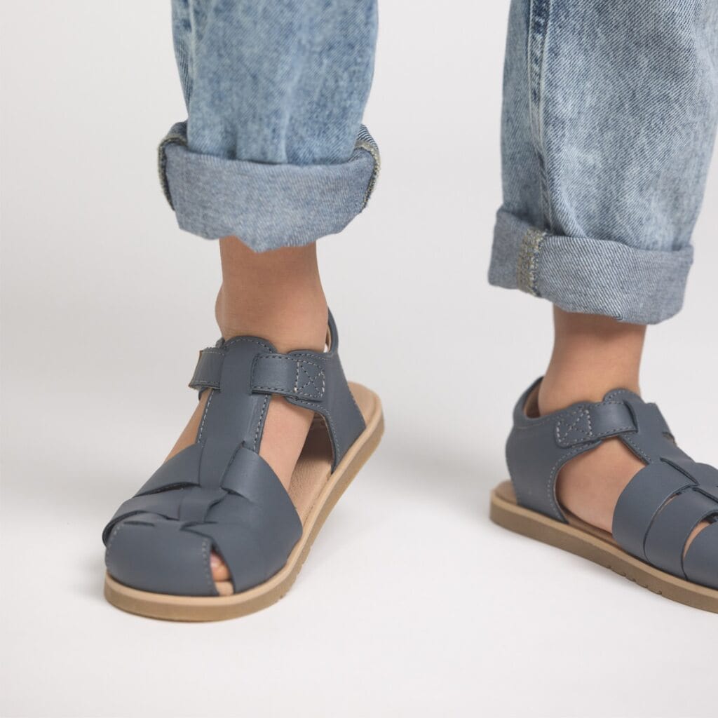 Pretty Brave Boys Shoes Rocco Indigo Sandal