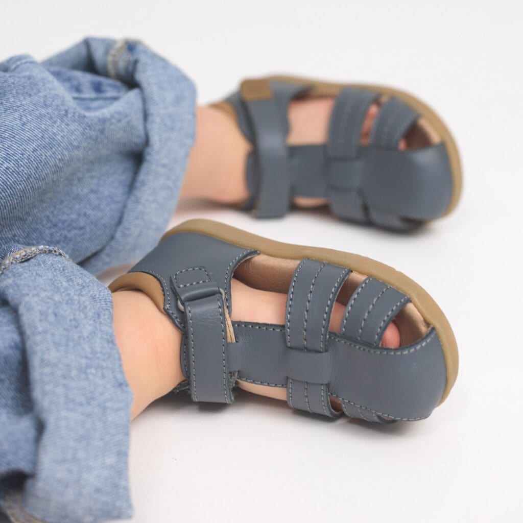 Pretty Brave Boys Shoes Theo Indigo Sandal