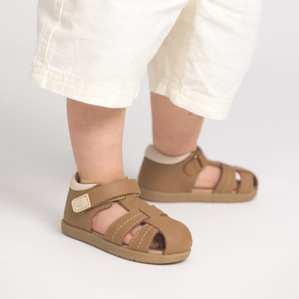 Pretty Brave Boys Shoes Theo Tan Sandal